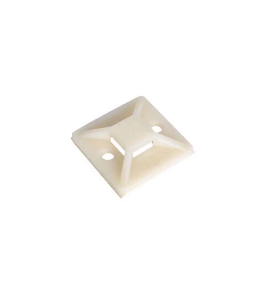 Basette adesive nylon 6.6 - 20 x 20 neutre