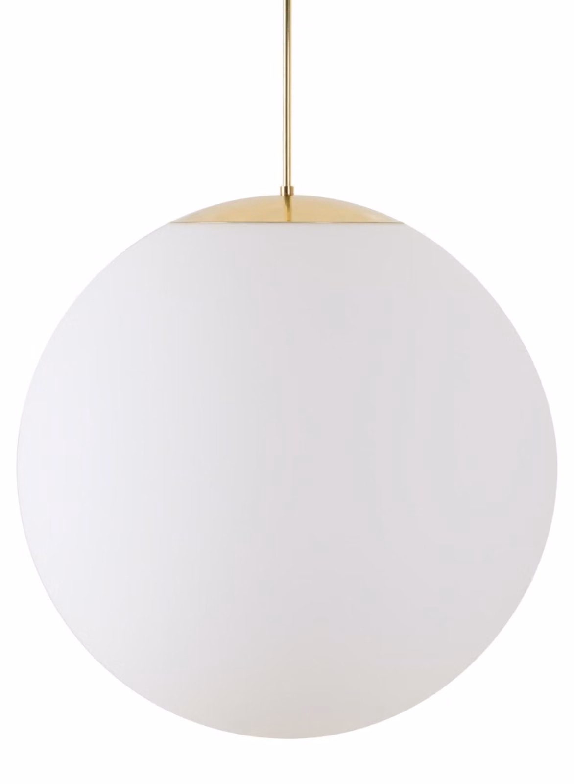 OSMONT ADR62125 ADRIA P5 HP apparecchio a sospensione in vetro ottone lucido / bianco IP40 3000 K 65W LED DALI