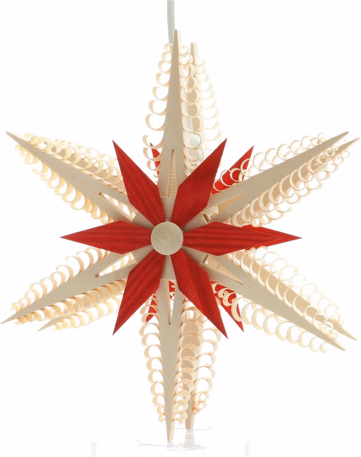 Decorazione per finestre a forma di stella spagnola, dimensioni: 24x24x8 cm, NUOVO