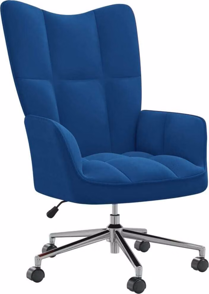 The Living Store reclinabile in velluto blu