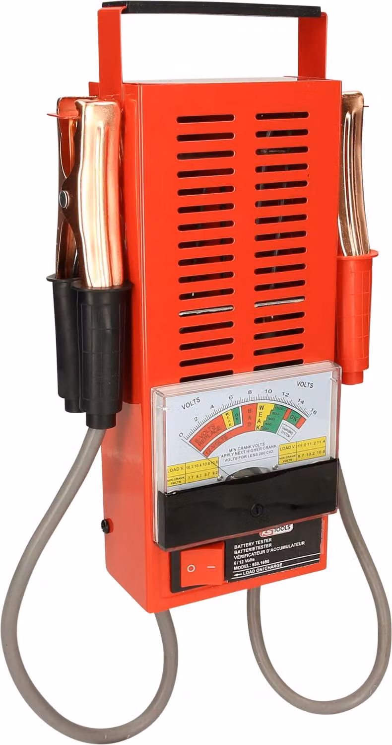 Tester per batterie da 6V e 12V con display analogico