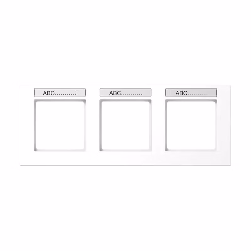 Jung AC5830BFNAWW Cornice con campo di scrittura 9 x 55 mm