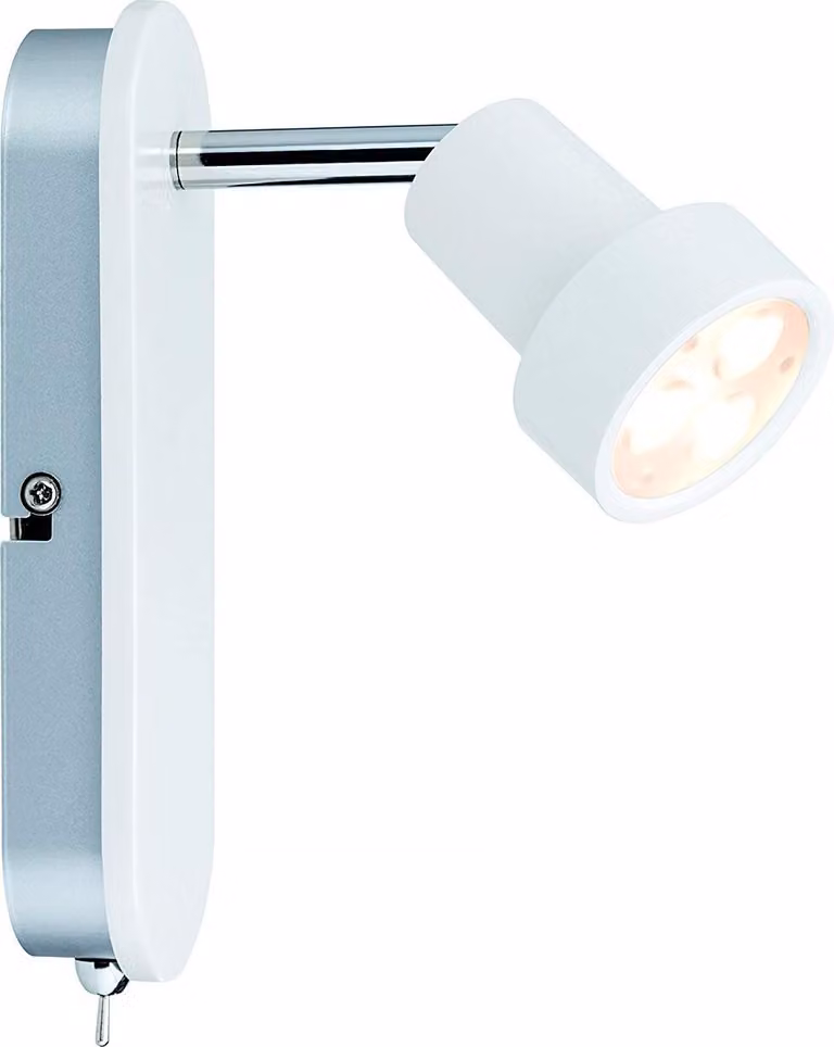 Paulmann Fareto a binario Arioso, 1x3W, bianco opaco, 230V, metallo