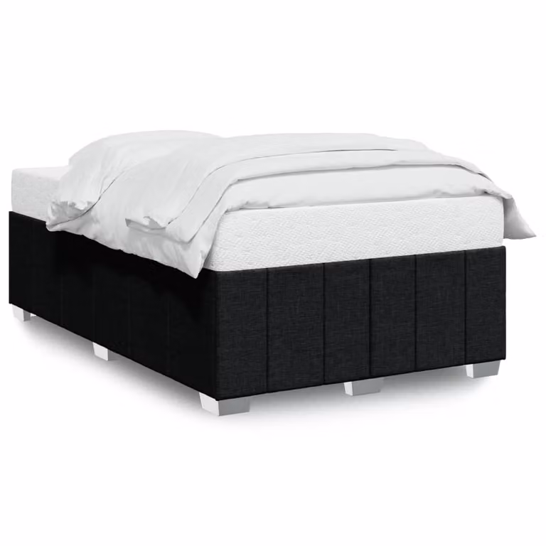 Struttura letto senza materasso nero 120x190 cm in tessuto