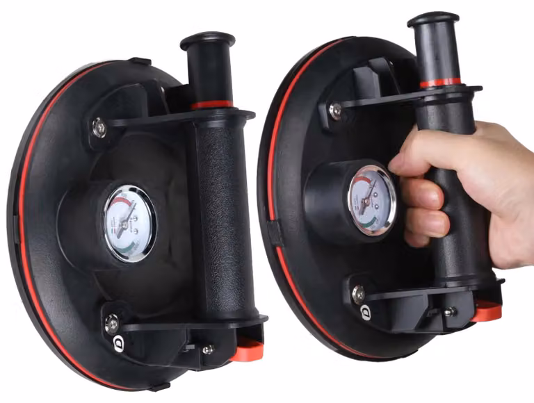 Set di ventose a vuoto, diametro 20 cm, capacità di carico 200 kg, confezione da 2 pezzi, portata 200 kg