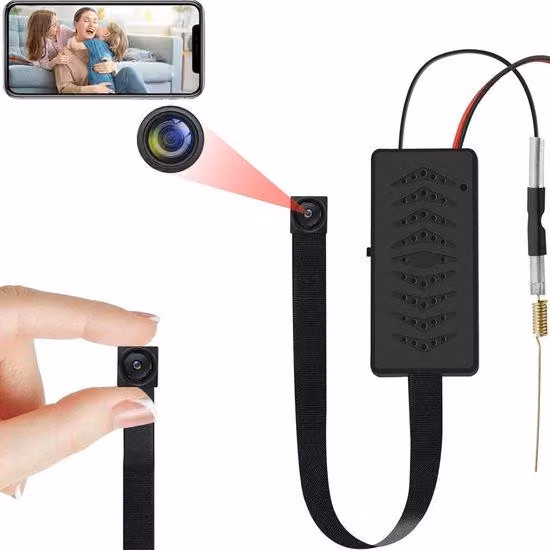 Piccola telecamera Wi-Fi 1080p HD per sorveglianza interna ed esterna