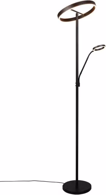 Lampada da terra LED nera dimmerabile 180cm Trio Willis