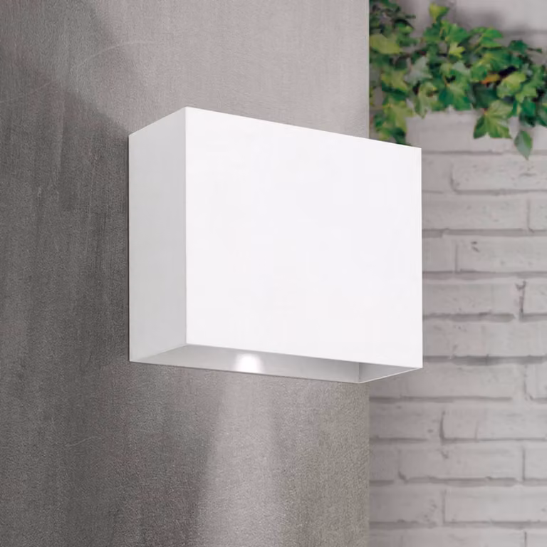 ORION Applique da esterni a LED Akzent, Bianco / Opale, Alluminio, Moderno, Applique LED da esterni