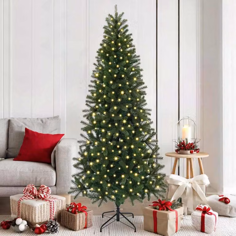 Maison Exclusive - Albero di Natale artificiale, verde, 180 cm, realizzato in PE e PVC