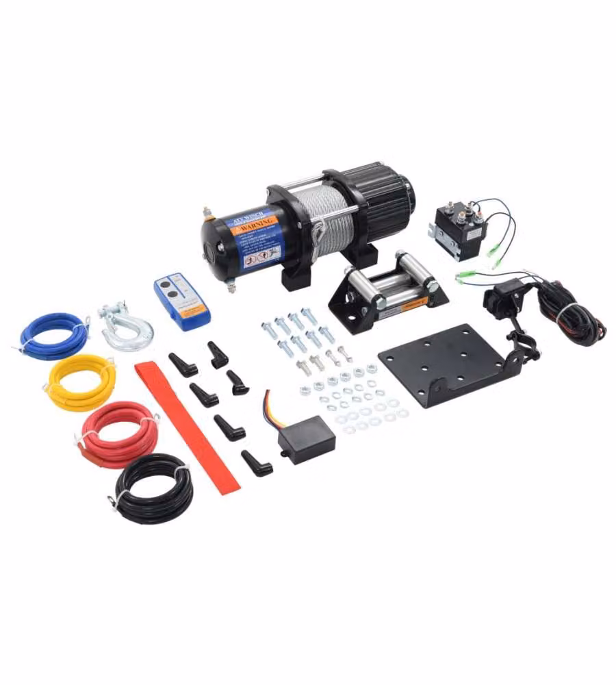 Verricello Elettrico 12 V 4500 lbs 2040 kg con Telecomando