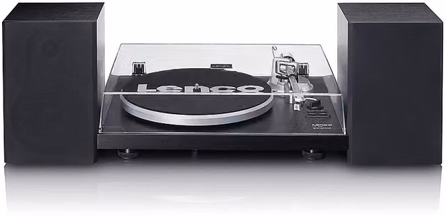 Giradischi Lenco LS-500BK con Bluetooth e trazione a cinghia, Nero – 2
