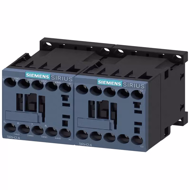 Contattore ausiliario Siemens, 4S, CA 110 V, 50/60 Hz, S00, collegamento a vite 3RH24401AF00