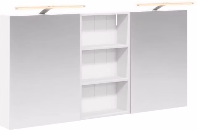 Set di Armadi da Bagno | Armadio da bagno con lo scaffale 3 pz 140 x 14,5 x 70 cm