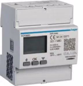 Contatore di energia trifase Hager ECP380D