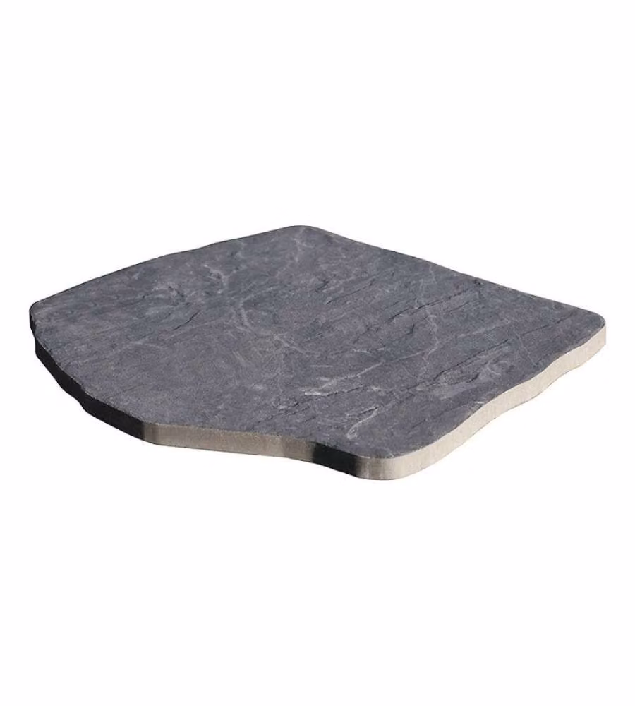 Granulati Zandobbio Passo Giapponese Ardesia Nero 42x32 cm - Giardino Decorativo