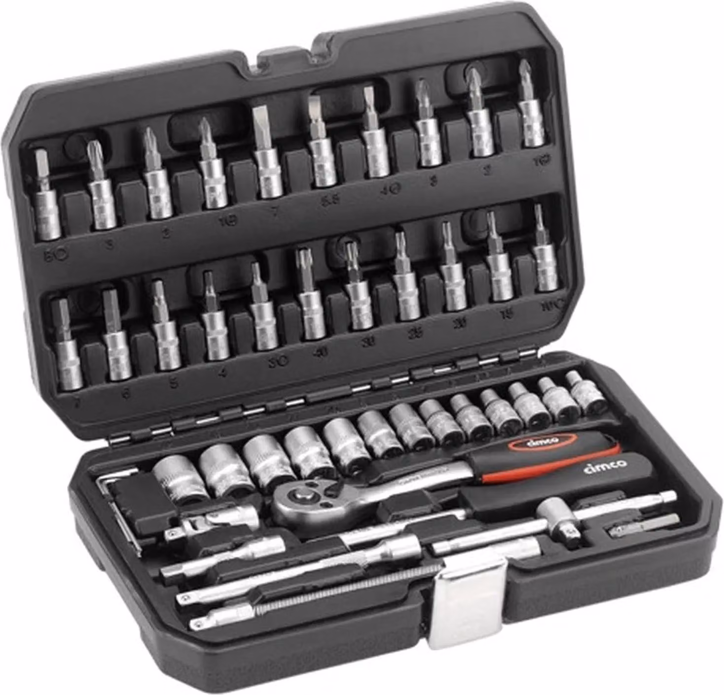 Set di chiavi a bussola Cimco, 45 pezzi, 1 pz.