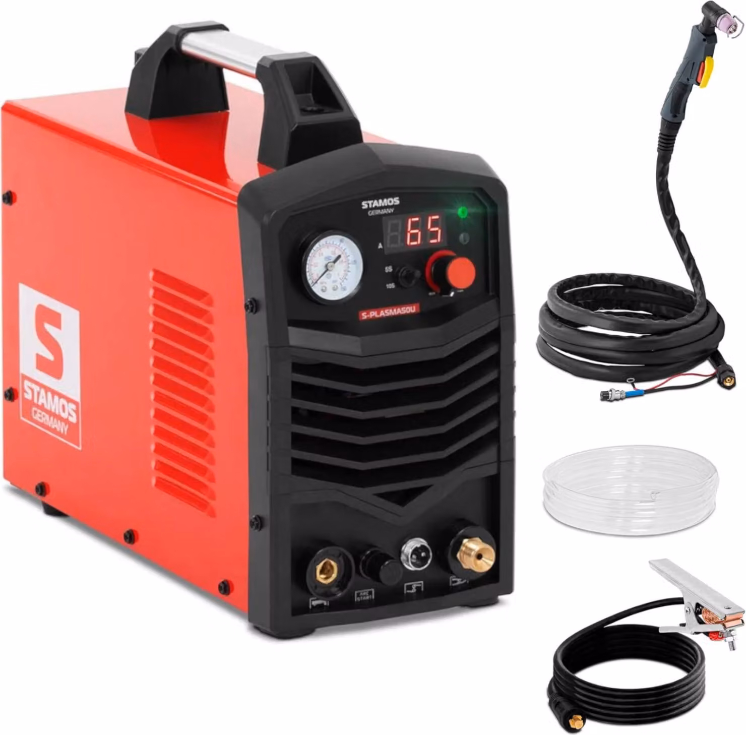 Tagliasaldatura al plasma IGBT, funzionamento al 100%, accensione ad alta frequenza, 230V, 50A