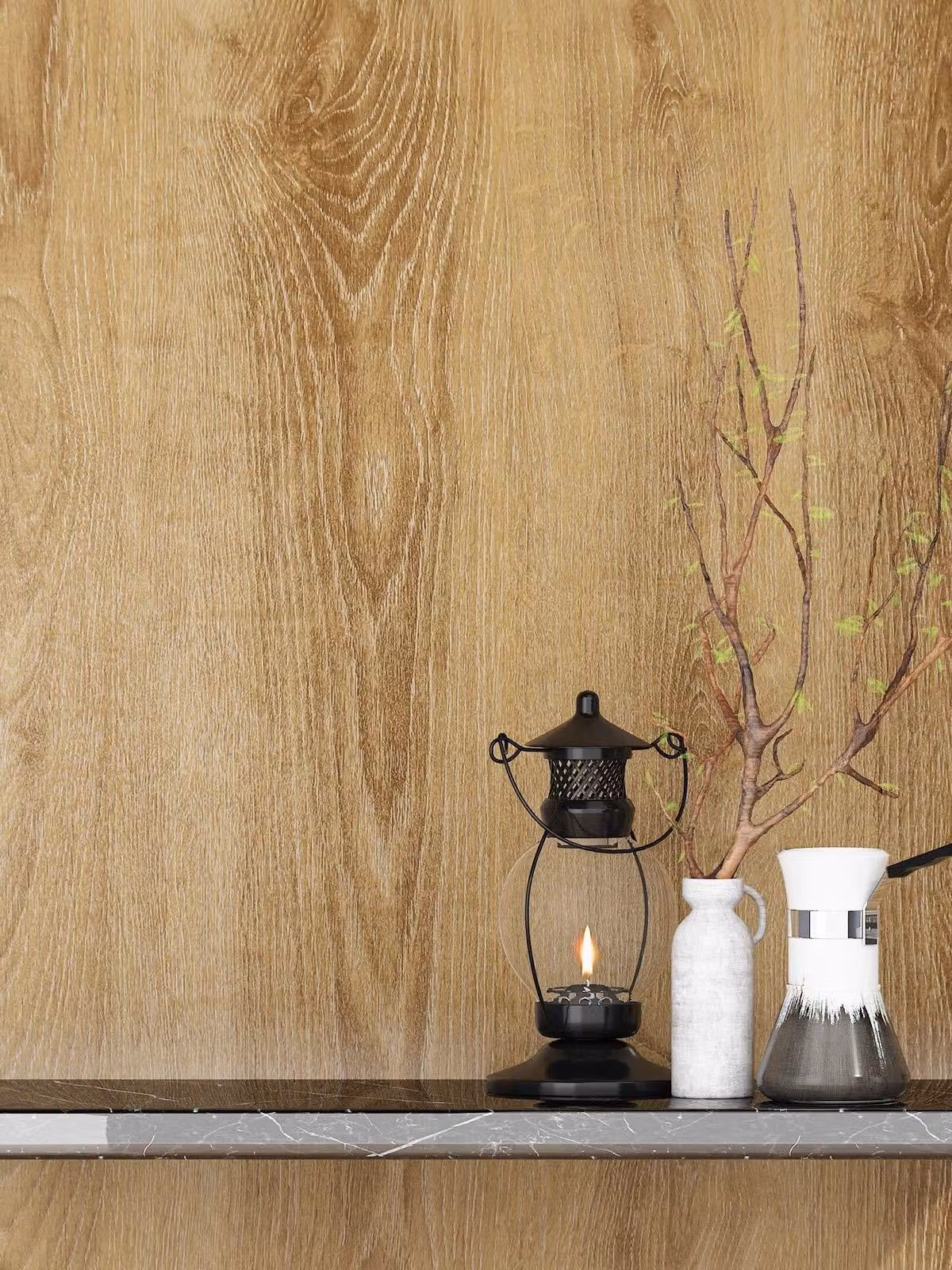 Omgoods - Pellicola adesiva per mobili - Motivo legno, 60 cm x 5 metri
