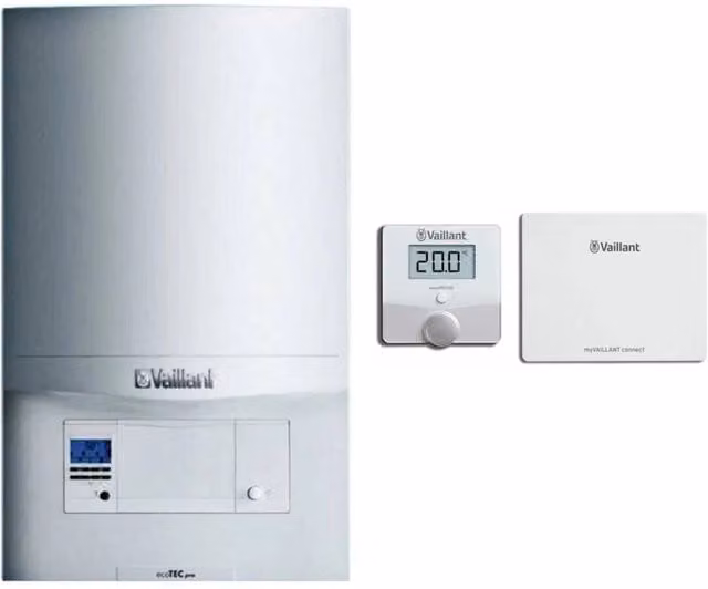 Caldaia a condensazione Vaillant ecoTec Pro VMW 236/5-3+ Metano/Gpl bianca con kit scarico fumi e controllo tramite app
