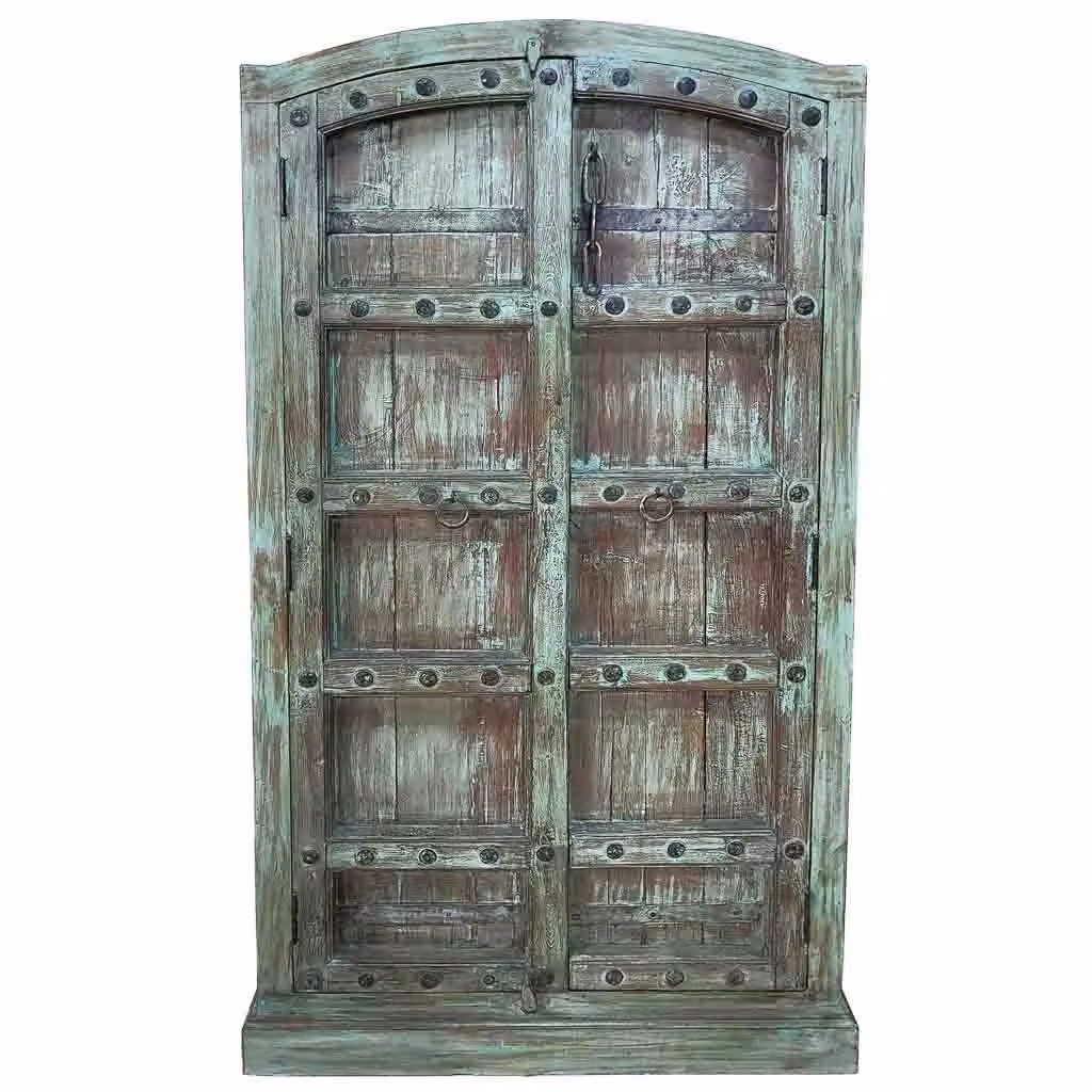 Armadio rustico in legno fatto a mano Wanderlust Deco L: 90-100 cm, P: 37 cm, H: 170-195 cm – 2