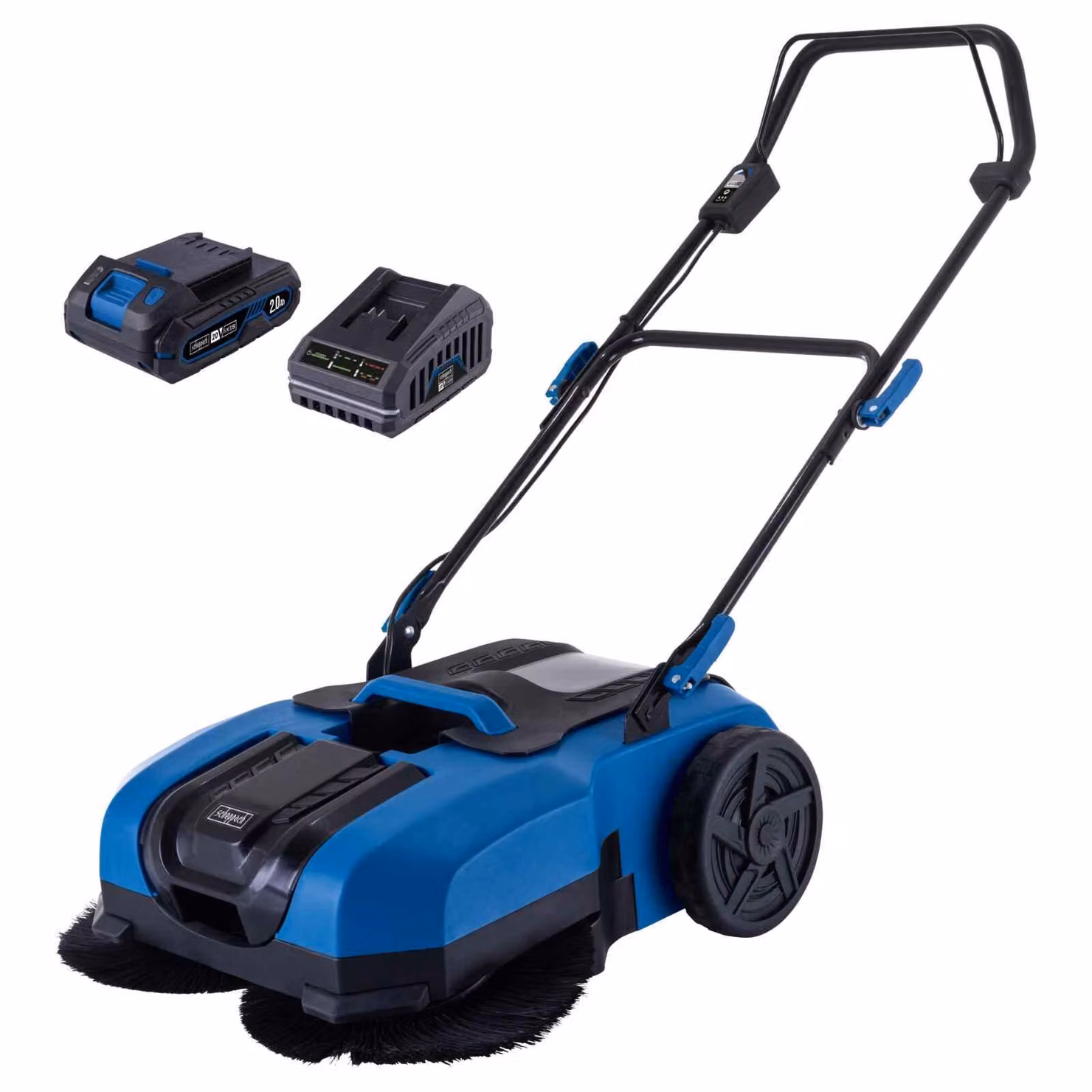 Spazzatrice a batteria 20V Scheppach C-S610-X SET S 20V IXES batteria e caricatore