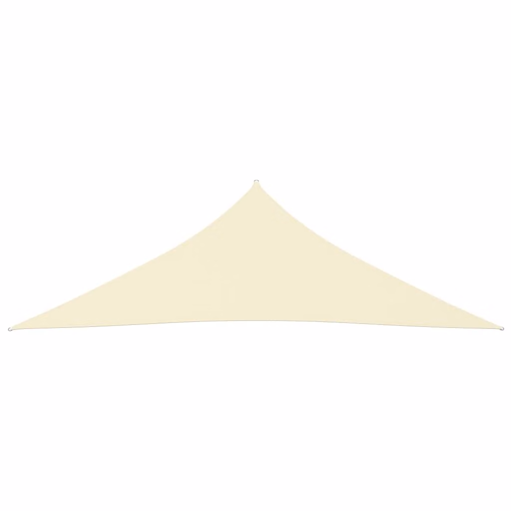 Parasole a Vela Oxford Triangolare 4x4x5,8 m Crema