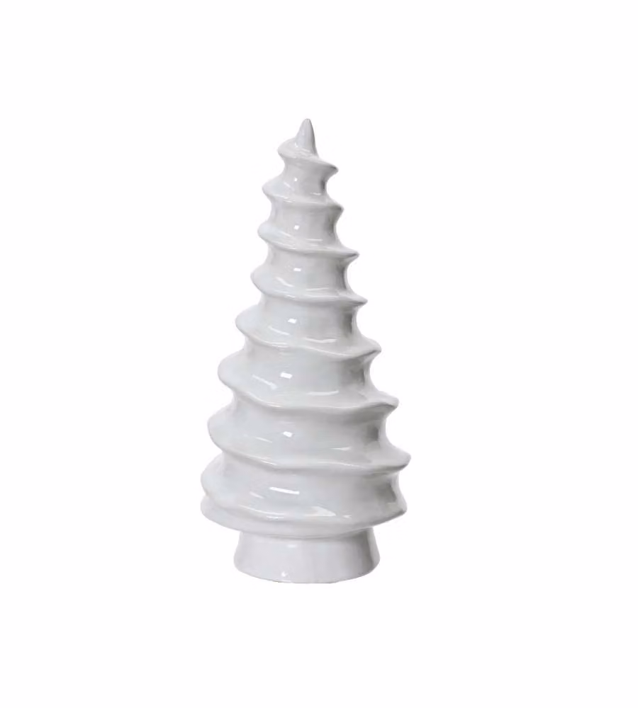 Albero di Natale in gres bianco