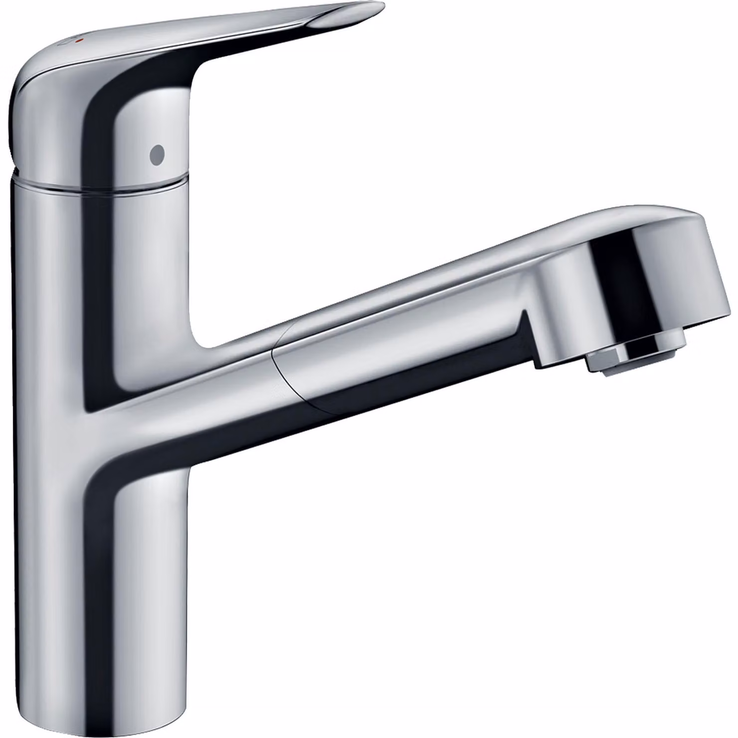 hansgrohe Focus M42 mitigeur monocommande de cuisine M42 150, bec extractible, 1 jet, 71814000, 71814000