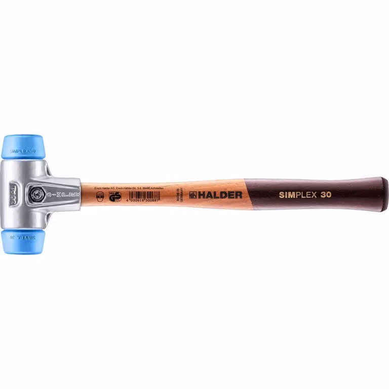 Mazza SIMPLEX soft-face, TPE-soft; con alluminio..