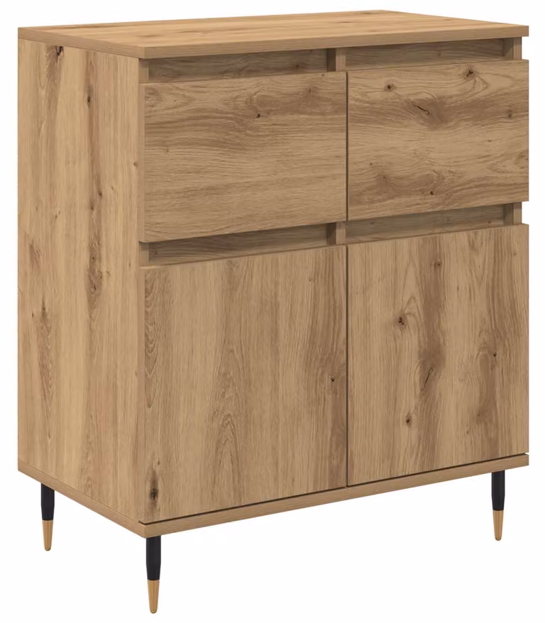 Credenza con cassetto Rovere artigianale 60 x 35 x 70 cm