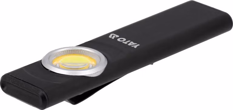 Torcia da lavoro MINI slim 500lm, 8 Watt, LED COB fino a 27m