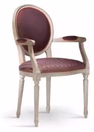 Stuhl 1 Sitzer Holz Luxus Mit Armlehnen Esszimmer Italienische Design