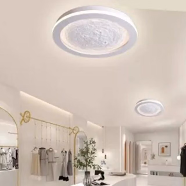 Trade Shop Plafoniera LED da Soffitto Bianca con 3 Colori di Luce Dimmerabile 37 W C56-b3c