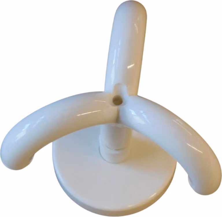 25 ganci a soffitto, triplo bianco