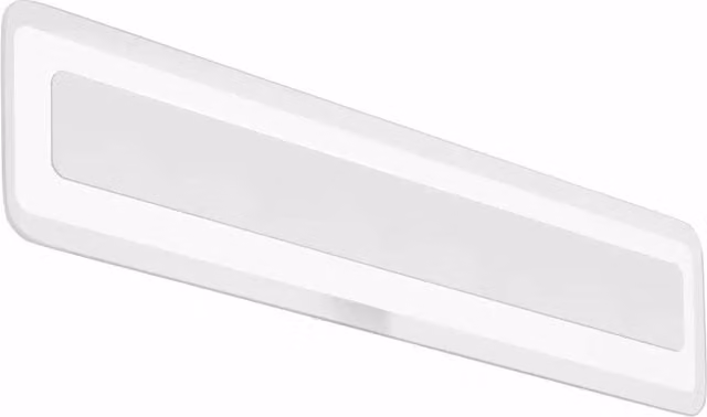 Applique LED Linea Light Antille bianca con finiture in metallo e vetro per illuminazione moderna a parete