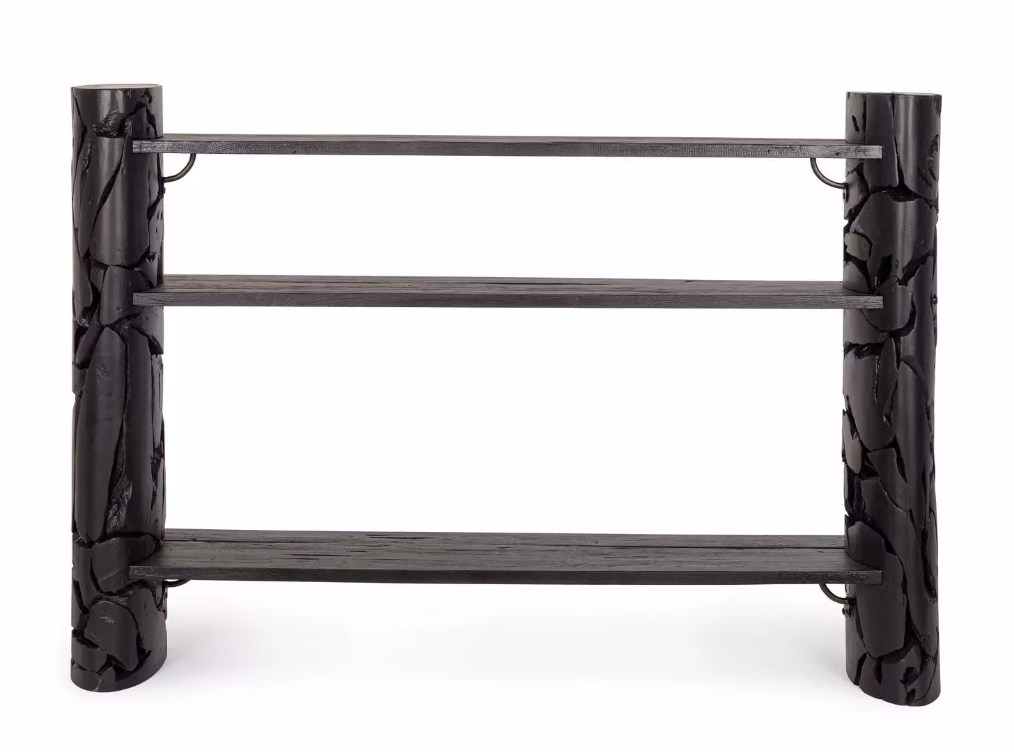 Consolle ARWOOD in legno color nero L: 155 cm, P: 36 cm – 2