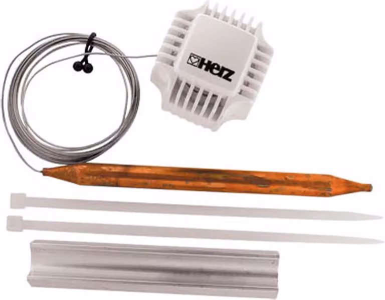 Termostato Herz con sensore remoto 40-70 °C Fig.7421(00), 1 pz.