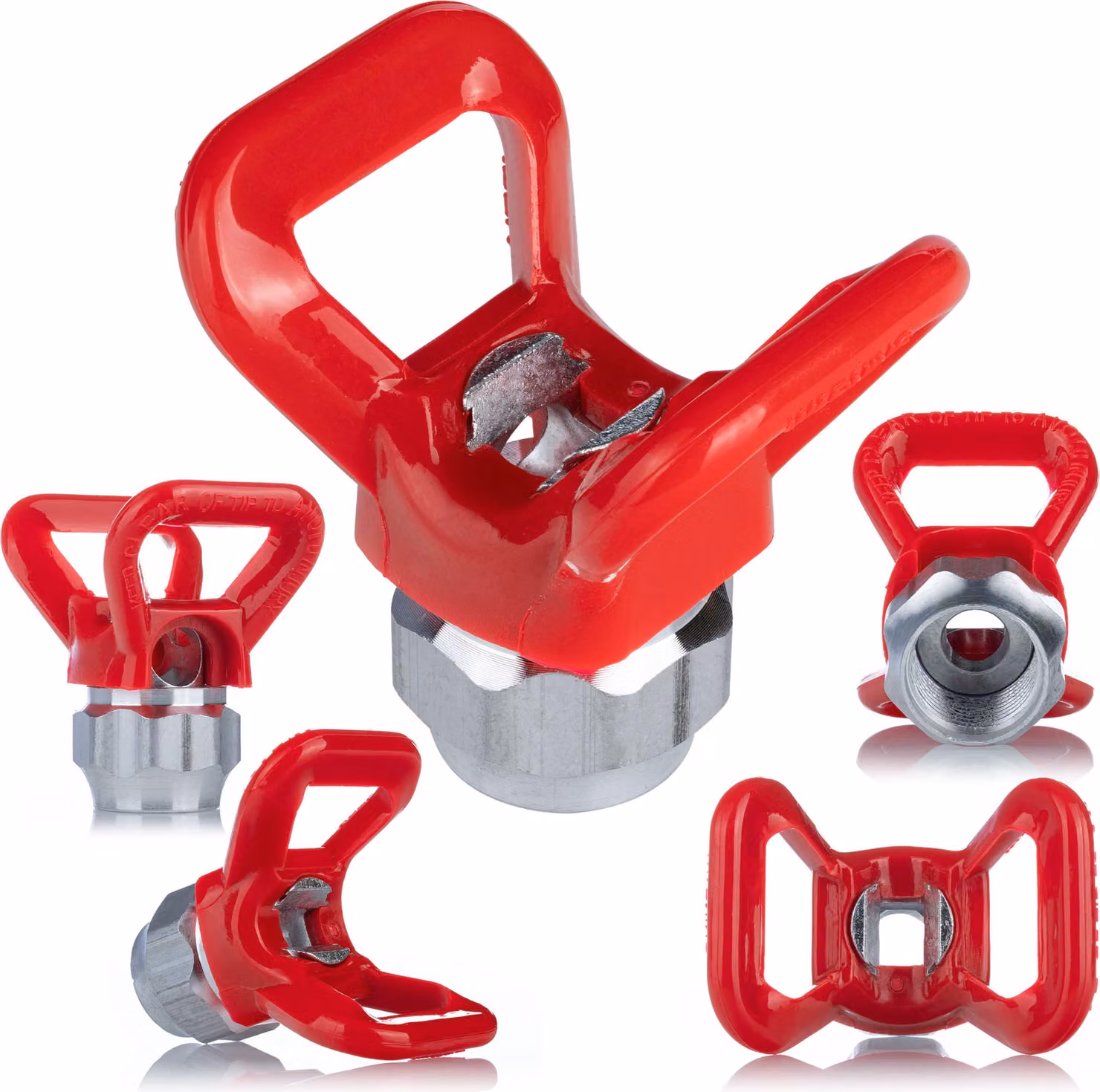 Rosfix Protezione Ugello in Acciaio Inossidabile da 7/8" - Universalmente Compatibile con Pistole a Spruzzo per Vernice, Durevole, Precisa