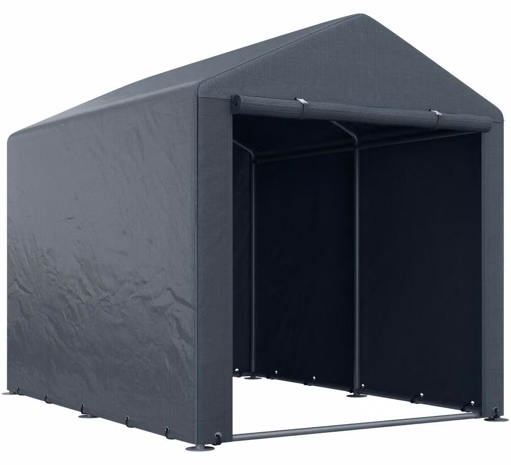 Tenda da garage per esterni - Unità di stoccaggio esterna - Ripostiglio per biciclette - Deposito per il giardino - Ripostiglio per motociclette