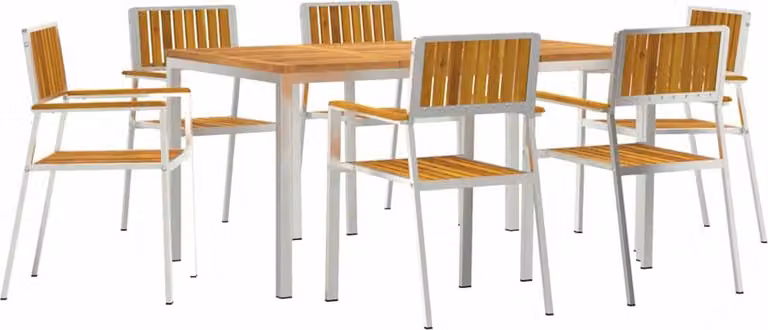 Set da pranzo per esterni 7 pcs