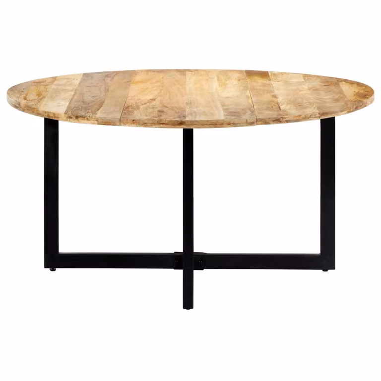 vidaXL Tavolo da pranzo 150 x 73 cm in legno massiccio di mango
