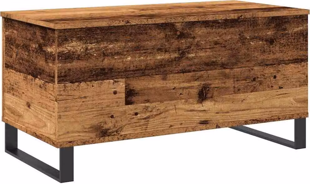 Tavolino da Salotto Legno Antico 90x44,5x45 cm in Truciolato