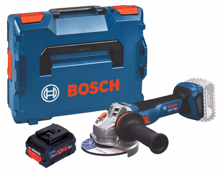 Smerigliatrice angolare a batteria Bosch GWS 18V-11 Professional 18 V 125 mm Brushless + L-Boxx ( 06019N4102 ) - senza batteria, senza caricabatteria