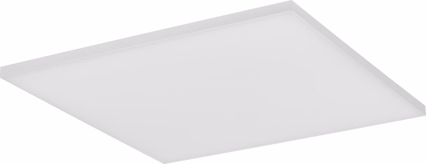 OSRAM Planon Frameless lampada a pannello senza cornice in bianco con tecnologia LED avanzata, 40 W, forma quadrata (600 x 600 mm), colore della luce bianco caldo a 3000 K, alloggiamento in alluminio