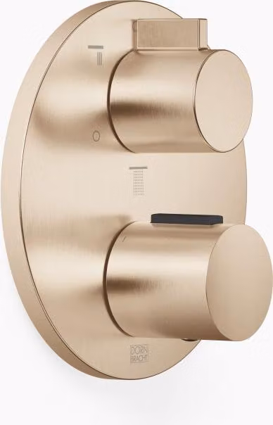 Thermostat encastré Dornbracht avec réglage de débit à trois voies, avec fonction d'arrêt, 36427970-46, 36427970-46