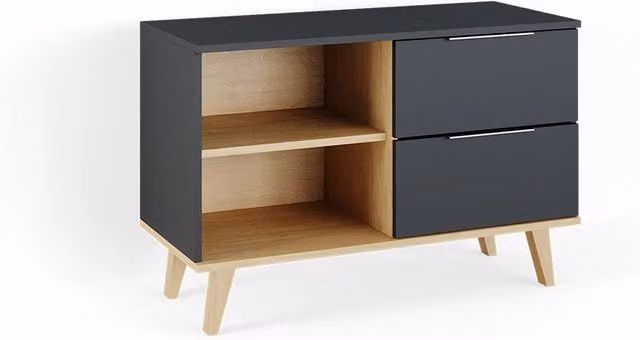 Mobile TV Nautica Vicco Antracite L: 90 cm, P: 61 cm, H: 40 cm