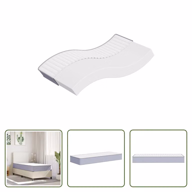 The Living Store Materasso in schiuma Medium Soft 70x200 cm