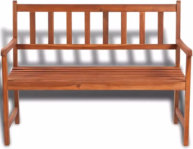 Panchina da Giardino | Panca da Giardino 120 cm in Legno Massello di Acacia