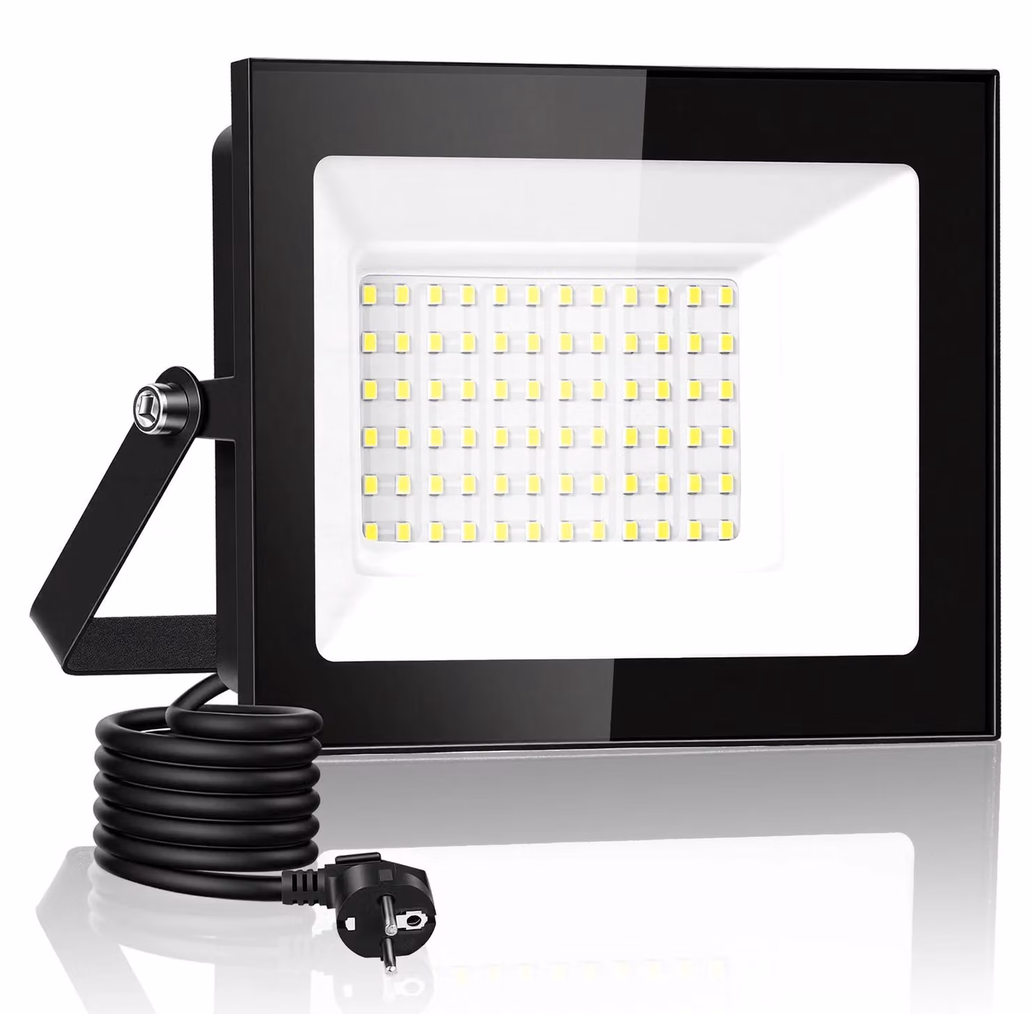 Fari a LED, impermeabili, ad alta efficienza energetica, 50W, 3000K, confezione da 5 pezzi