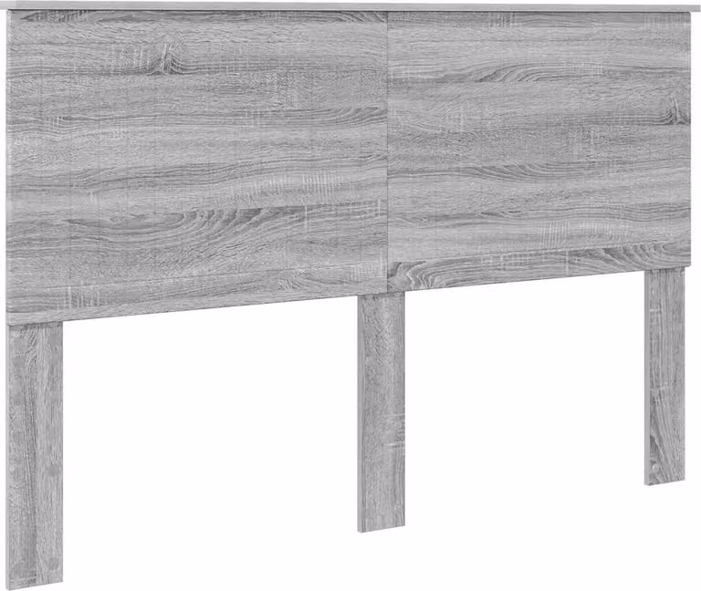 Testiera con testiera Grigio Sonoma 150 cm Legno multistrato